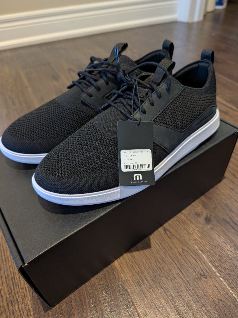 NEW TravisMathew The Modern One Shoes - Black - Men's Size 11